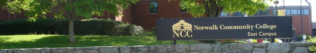 NCC campus sign fr norwalk-edu